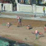 Gerard_Byrne_Caribbean_Dreams_Sandycove_II_painting_detail_contemporary_impressionism_fine_art_gallery_Dublin_Ireland