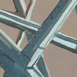 Gerard_Byrne_City_Ladder_art_gallery_Dublin_Ireland_painting_detail