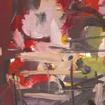 Gerard_Byrne_Thirty_Years_of_Brewing_Metro_Café_II_modern_impressionism_art_gallery_Dublin_Ireland_painting_detail