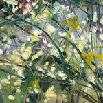 Gerard-Byrne-Spring-Shadows-Herbert-Park-art-gallery-Dublin-Ireland-painting-detail