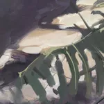 Gerard Byrne Gallery_In_Dappled_Light_botanic_gardens_Modern Impressionism_art_gallery_Dublin_painting_detail