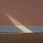 Quentin James McCaffrey, Seascape with Sunbeam, 2025