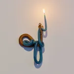 Kelly Akashi, Wall Candle (North), 2016