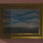 Quentin James McCaffrey, Seascape with Sunbeam, 2025