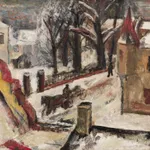 Wilhelm Thöny, Winterlandschaft, 1922/23