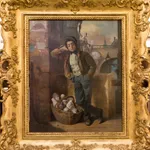 Eduard Swoboda, Der schlummernde Gipsfigurenverkäufer, 1839