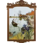 Rudolf Ribarz, Strauß mit blauen Anemonen, um 1895/1900