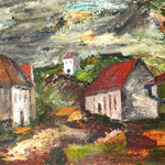 Ferdinand Stransky, "Tierkopf mit Lampe", 1974