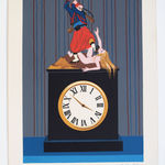 FELIX LABISSE, The Clock / L'Horloge, from: L'album des Demeures d'Hypnos / The Dwellings of Hypnos, 1974