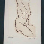 JEAN SIGNOVERT, Nude Torso, 1972