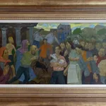 GREGOIRE MICHONZE, Woman with Scarf, 1973