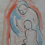 BÉLA KÁDÁR, Woman with Blue Necklace, circa 1930