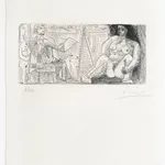 PABLO PICASSO, Seated Nude | Nu assis, circa 1922