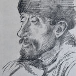 HERMANN STRUCK, Portrait of Lesser Ury / Bildnis Lesser Ury, ca. 1920