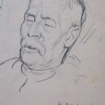 HENRYK BERLEWI, Woman with Long Hair, 1955