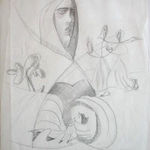 LEOPOLD SURVAGE, Nude Woman on her Knees, ca. 1920