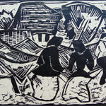 KARL SCHMIDT-ROTTLUFF, Vase with Yellow Flowers and Seasnail Shell | Vase mit gelben Bluten und Meeresschnecken, circa 1965-69