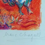MARC CHAGALL, When Abdullah got the Net Ashore…, from: Four Tales from the Arabian Nights, 1948