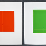 ANTONIO CALDERARA, Red-Green Rosso-Verde, 1973