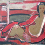 HENRYK BERLEWI, Woman with Long Hair, 1955