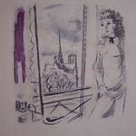 ANDRE DIGNIMONT, Nostalgie de Paris, 1946