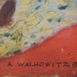 ABRAHAN WALKOWITZ, 100 Paintings and Drawings from the Objective to the Abstract., 1925