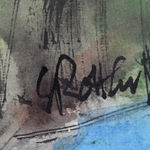 KARL SCHMIDT-ROTTLUFF, Vase with Yellow Flowers and Seasnail Shell | Vase mit gelben Bluten und Meeresschnecken, circa 1965-69