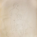 JULES PASCIN, Nude Sitting on a Chair, 921