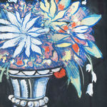 HUGO SCHEIBER, Couple at the Table with Flowers, circa 1930-40