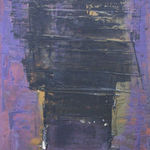 ANTAL BIRÓ, Red and Blue Composition, 1963