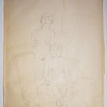 JULES PASCIN, Nude Sitting on a Chair, 921