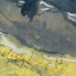 HUGO SCHEIBER, Couple at the Table with Flowers, circa 1930-40