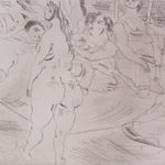 JULES PASCIN, Nude Sitting on a Chair, 921