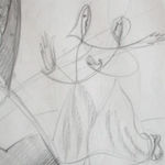 LEOPOLD SURVAGE, Nude Woman on her Knees, ca. 1920