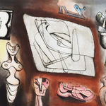 HENRY MOORE, Woman's Head, 1981