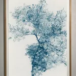 Modern Cyanotype, Dora Somosi, NY artist, Gilman Contemporary