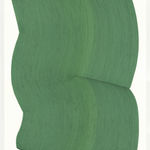 Dana Piazza Green Lines work on paper available at gilman contemporary