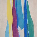 Colorful abstract paintings by Joanne Freeman