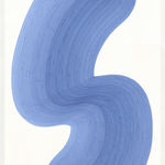 blue pigmented ink lines on paper by dana piazza purchase at gilman contemporary