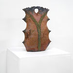 ceramic vase with natural colors