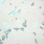 painting of two riders on white horses