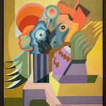 Jenny Belton, Still Life with Projector and Fruit