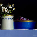 David French Le-Roy, Blue bowl and Daisies