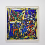 Marti Friedlander, Clairmont in studio, c.1977