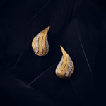 GRIMA, "Dürer Wings" Earrings - Yellow gold, diamonds, 2025