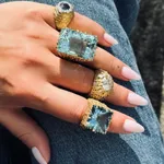 GRIMA, Aquamarine Ring, 2025