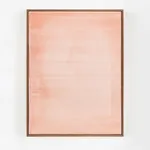 image depicting a pale orange oil painting