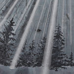 Michael Raedecker, false real, 2025