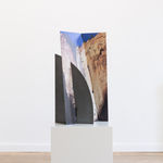 Letha Wilson, Zion Canyon Palms Slice Steel, 2019