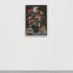 Matthew Day Jackson, Bouquet in leaden swamp with red butterfly, 2021